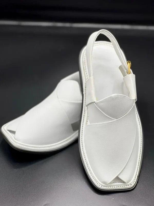 KHYBER KAPTAN WHITE CHAPPAL